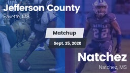 Matchup: Jefferson County vs. Natchez  2020