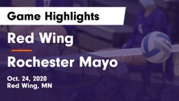 Red Wing  vs Rochester Mayo  Game Highlights - Oct. 24, 2020