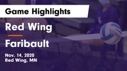Red Wing  vs Faribault  Game Highlights - Nov. 14, 2020