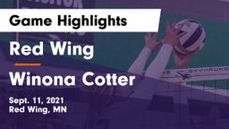Red Wing  vs Winona Cotter Game Highlights - Sept. 11, 2021