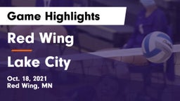 Red Wing  vs Lake City  Game Highlights - Oct. 18, 2021