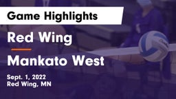Red Wing  vs Mankato West  Game Highlights - Sept. 1, 2022
