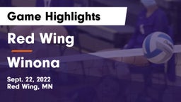Red Wing  vs Winona  Game Highlights - Sept. 22, 2022