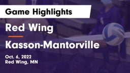 Red Wing  vs Kasson-Mantorville  Game Highlights - Oct. 6, 2022