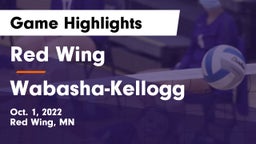 Red Wing  vs Wabasha-Kellogg  Game Highlights - Oct. 1, 2022