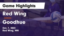 Red Wing  vs Goodhue  Game Highlights - Oct. 7, 2022