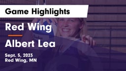 Red Wing  vs Albert Lea  Game Highlights - Sept. 5, 2023