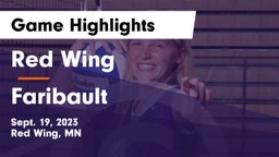 Red Wing  vs Faribault  Game Highlights - Sept. 19, 2023