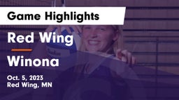 Red Wing  vs Winona  Game Highlights - Oct. 5, 2023
