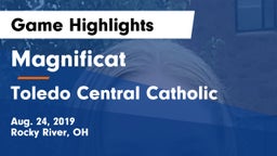 Magnificat  vs Toledo Central Catholic Game Highlights - Aug. 24, 2019
