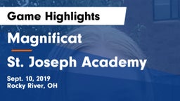 Magnificat  vs St. Joseph Academy Game Highlights - Sept. 10, 2019