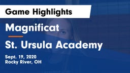 Magnificat  vs St. Ursula Academy  Game Highlights - Sept. 19, 2020