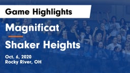 Magnificat  vs Shaker Heights  Game Highlights - Oct. 6, 2020