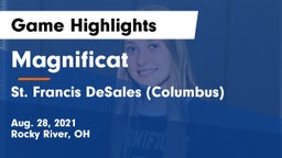 Magnificat  vs St. Francis DeSales  (Columbus) Game Highlights - Aug. 28, 2021