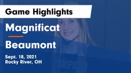 Magnificat  vs Beaumont  Game Highlights - Sept. 18, 2021
