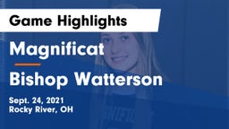 Magnificat  vs Bishop Watterson  Game Highlights - Sept. 24, 2021