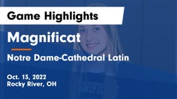 Magnificat  vs Notre Dame-Cathedral Latin  Game Highlights - Oct. 13, 2022