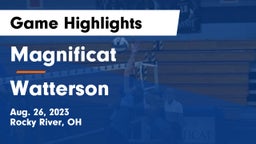 Magnificat  vs Watterson Game Highlights - Aug. 26, 2023