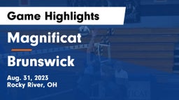 Magnificat  vs Brunswick  Game Highlights - Aug. 31, 2023