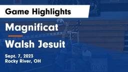 Magnificat  vs Walsh Jesuit  Game Highlights - Sept. 7, 2023