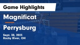 Magnificat  vs Perrysburg  Game Highlights - Sept. 30, 2023