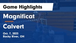 Magnificat  vs Calvert  Game Highlights - Oct. 7, 2023
