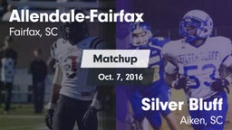 Matchup: Allendale-Fairfax vs. Silver Bluff  2016