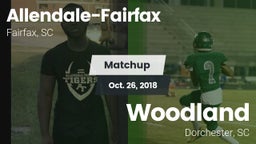 Matchup: Allendale-Fairfax vs. Woodland  2018