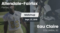 Matchup: Allendale-Fairfax vs. Eau Claire  2019