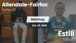 Matchup: Allendale-Fairfax vs. Estill  2020
