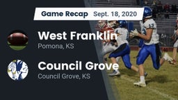 Recap: West Franklin  vs. Council Grove  2020