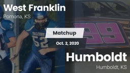 Matchup: West Franklin vs. Humboldt  2020