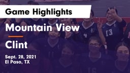 Mountain View  vs Clint  Game Highlights - Sept. 28, 2021