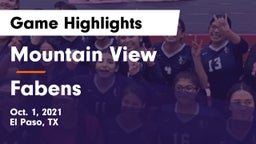 Mountain View  vs Fabens  Game Highlights - Oct. 1, 2021