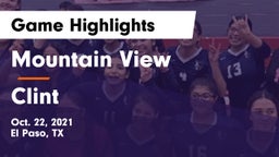 Mountain View  vs Clint  Game Highlights - Oct. 22, 2021