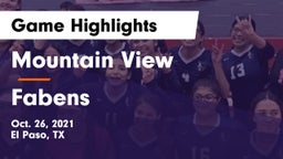 Mountain View  vs Fabens  Game Highlights - Oct. 26, 2021