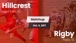 Matchup: Hillcrest vs. Rigby  2017