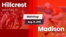 Matchup: Hillcrest vs. Madison  2018