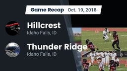 Recap: Hillcrest  vs. Thunder Ridge  2018