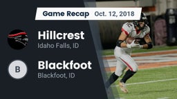 Recap: Hillcrest  vs. Blackfoot  2018