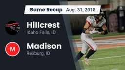 Recap: Hillcrest  vs. Madison  2018
