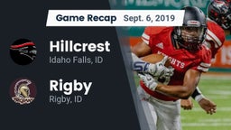 Recap: Hillcrest  vs. Rigby  2019