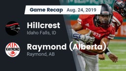 Recap: Hillcrest  vs. Raymond (Alberta)  2019