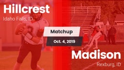 Matchup: Hillcrest vs. Madison  2019