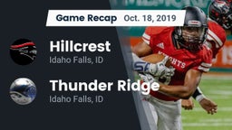 Recap: Hillcrest  vs. Thunder Ridge  2019