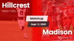 Matchup: Hillcrest vs. Madison  2020