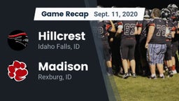 Recap: Hillcrest  vs. Madison  2020