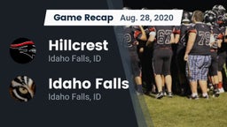 Recap: Hillcrest  vs. Idaho Falls  2020