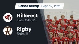 Recap: Hillcrest  vs. Rigby  2021