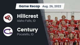 Recap: Hillcrest  vs. Century  2022